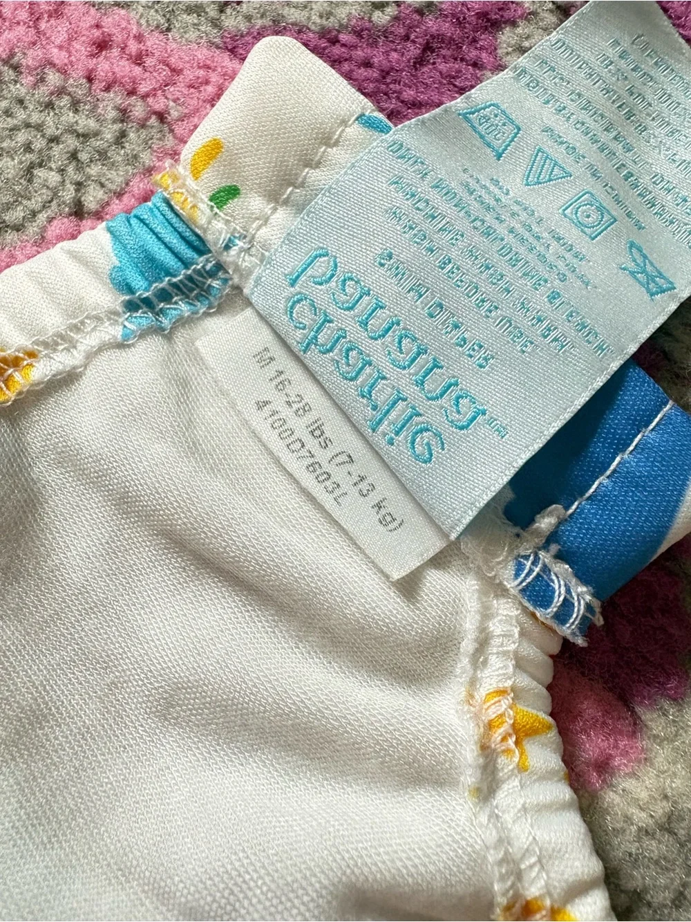 Charlie Banana Spring Print “Hello Sunshine” Swim Diaper with Snaps 16-28 lbs